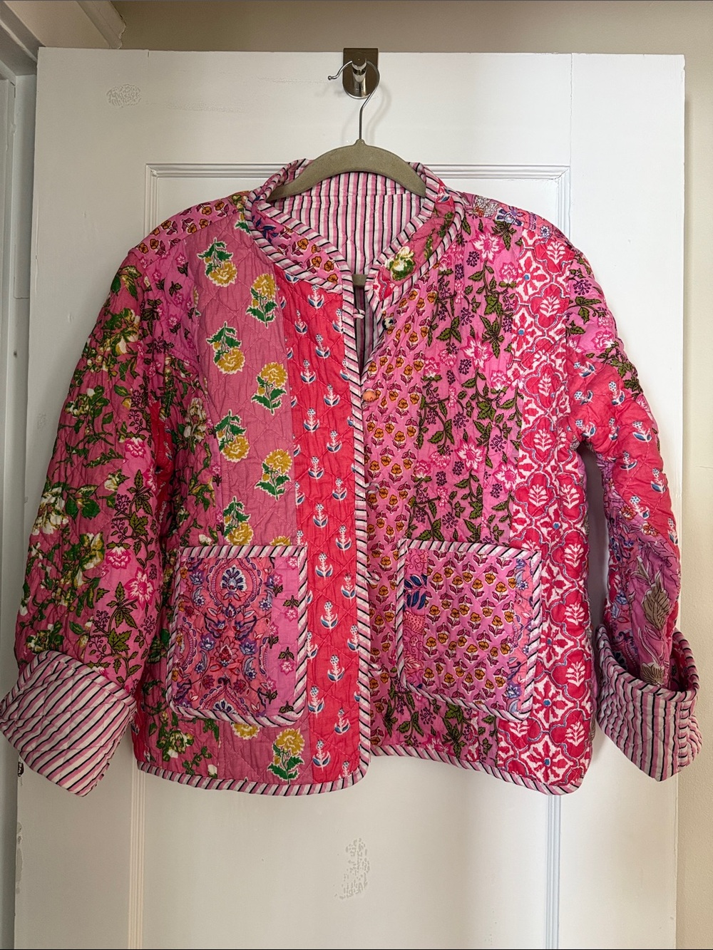 Reversible quilted jacket